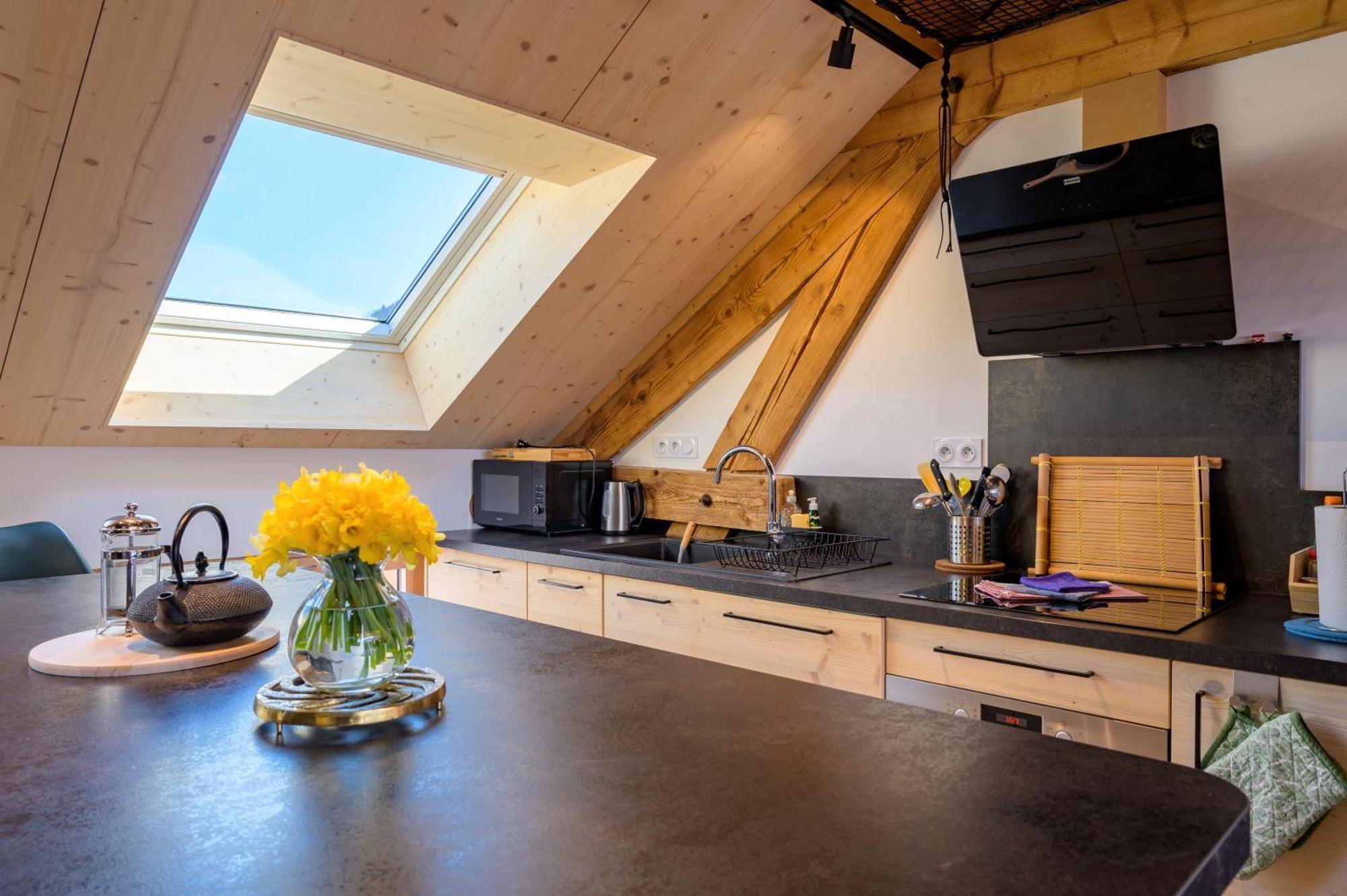 Appartement Sous le toit de Marie et Jean à La Bresse Extérieur photo